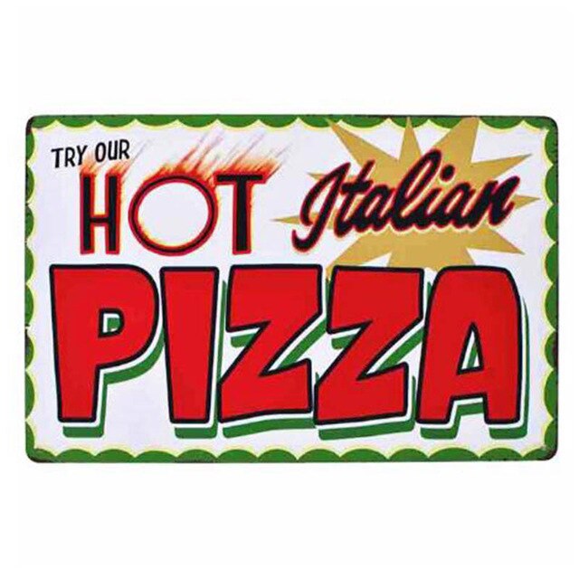 Poster Vintage Pizza Napoletana