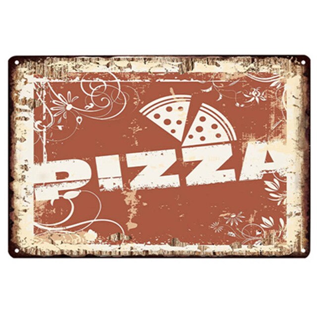 Poster Vintage Pizza Napoletana