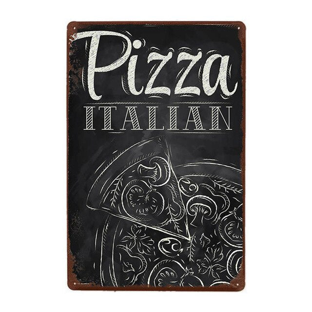 Poster Vintage Pizza Napoletana