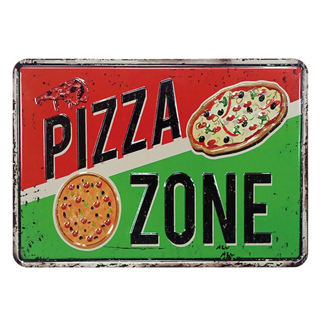 Poster Vintage Pizza Napoletana