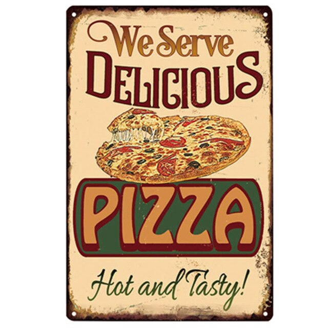 Poster Vintage Pizza Napoletana