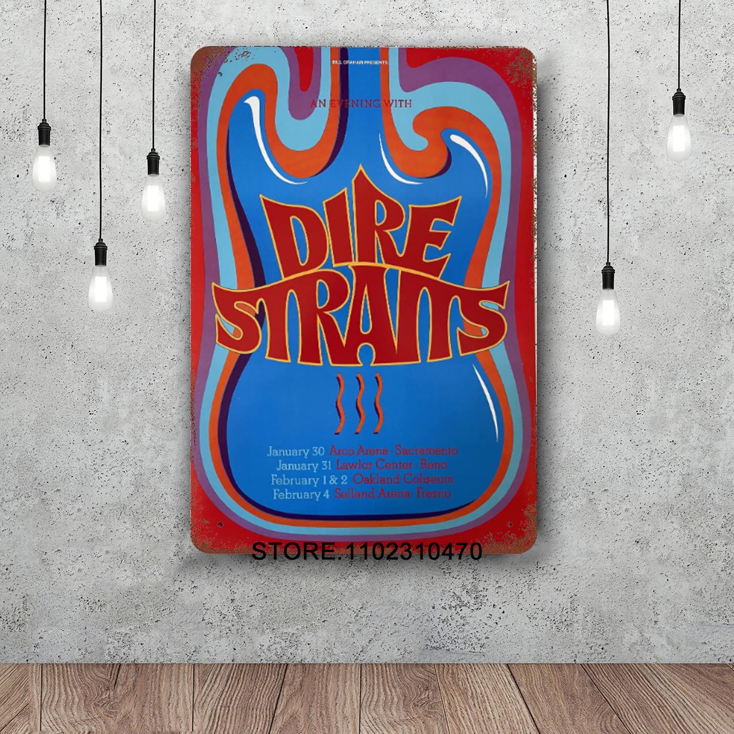 Poster Vintage Thème Guitare