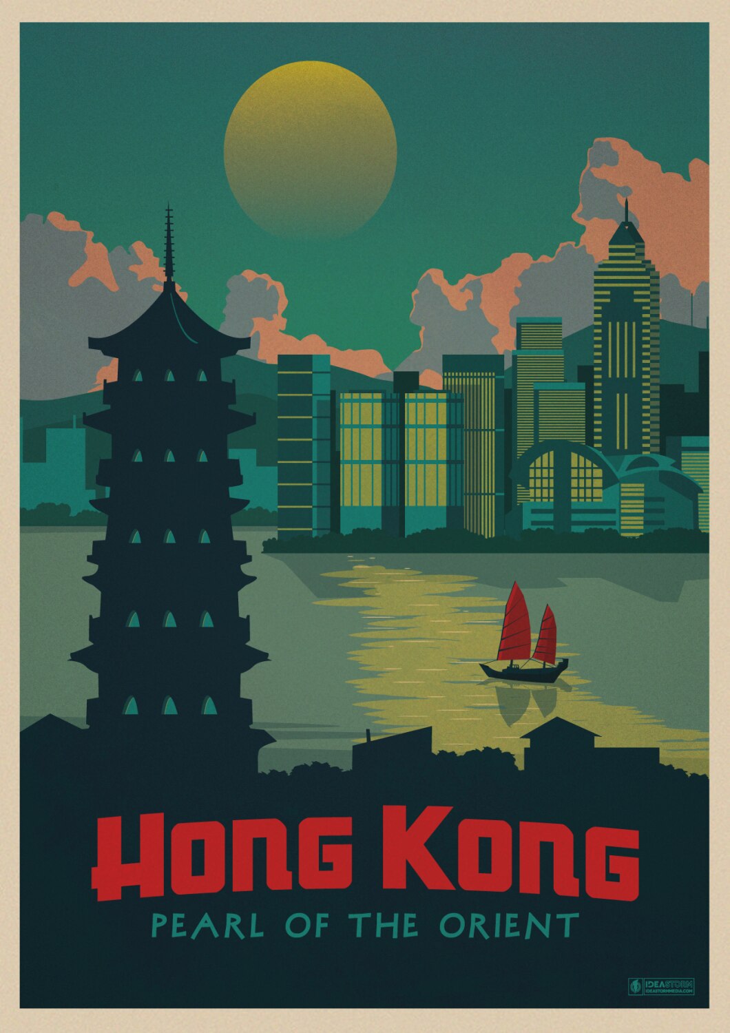 Poster Vintage Ville