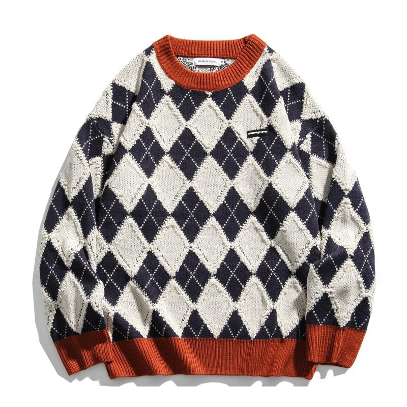 Pull Vintage Tricot Homme