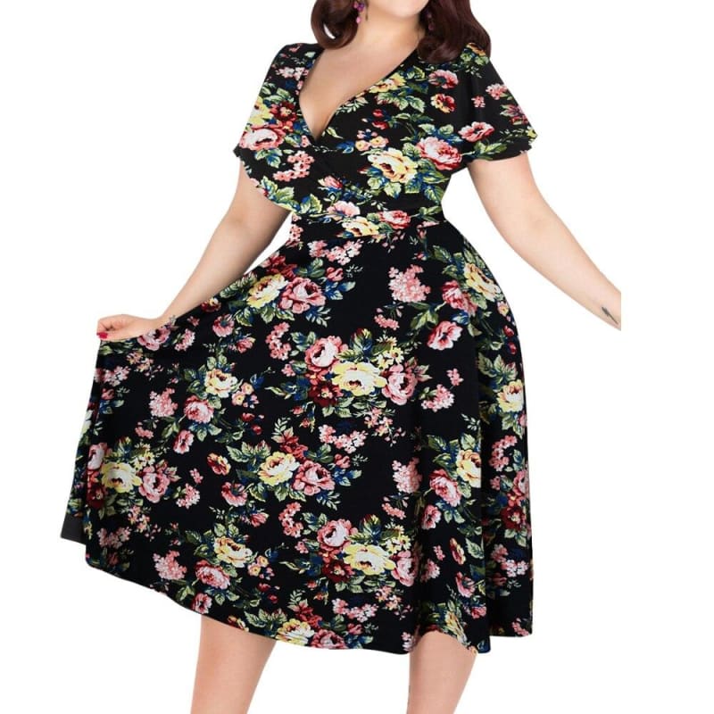 Robe Bohème Vintage Grande Taille