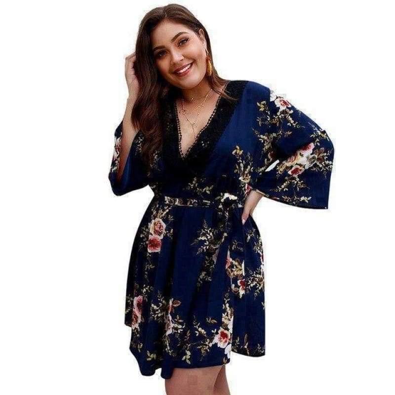 Robe Crayon Vintage Grande Taille