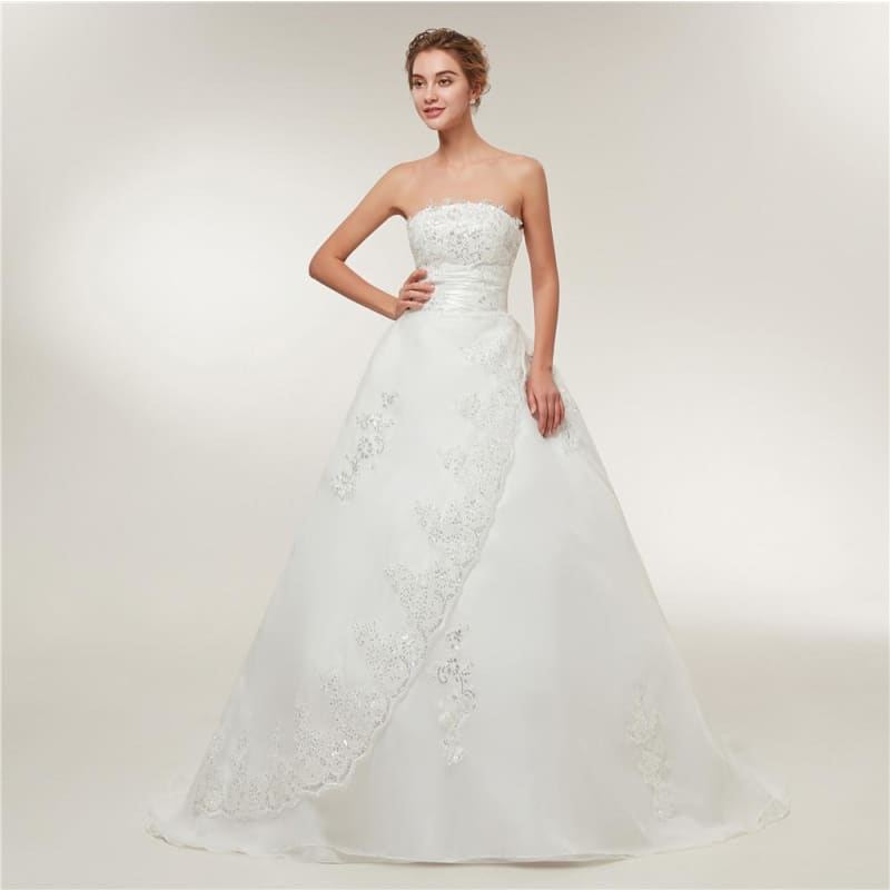 Robe De Mariée Blanche Vintage
