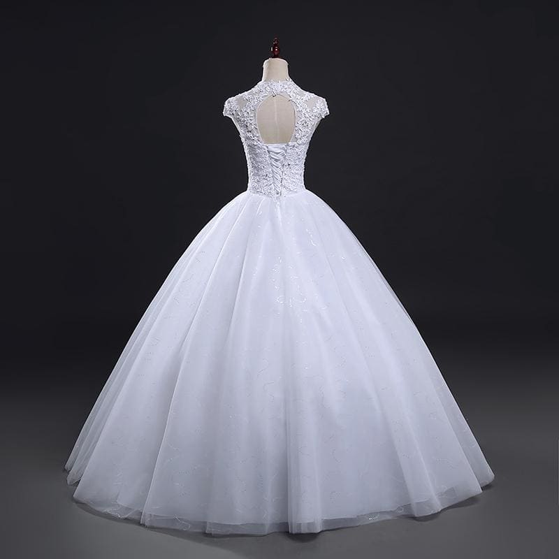 Robe De Mariée Ivoir Longue Vintage