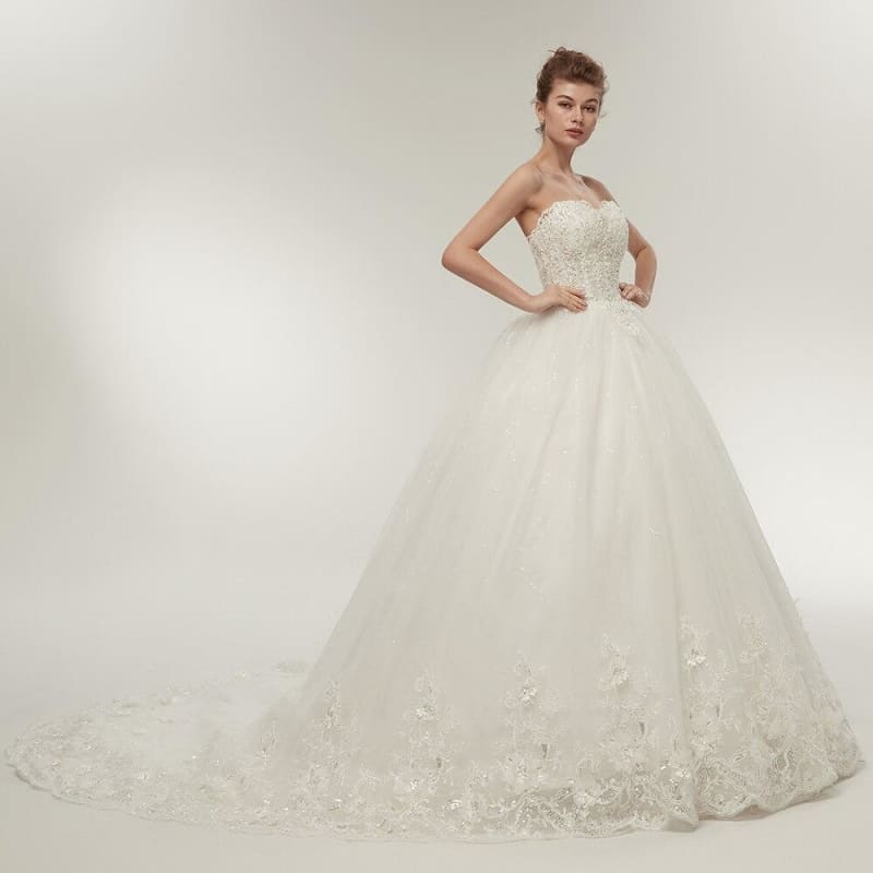 Robe De Mariée Midi Vintage