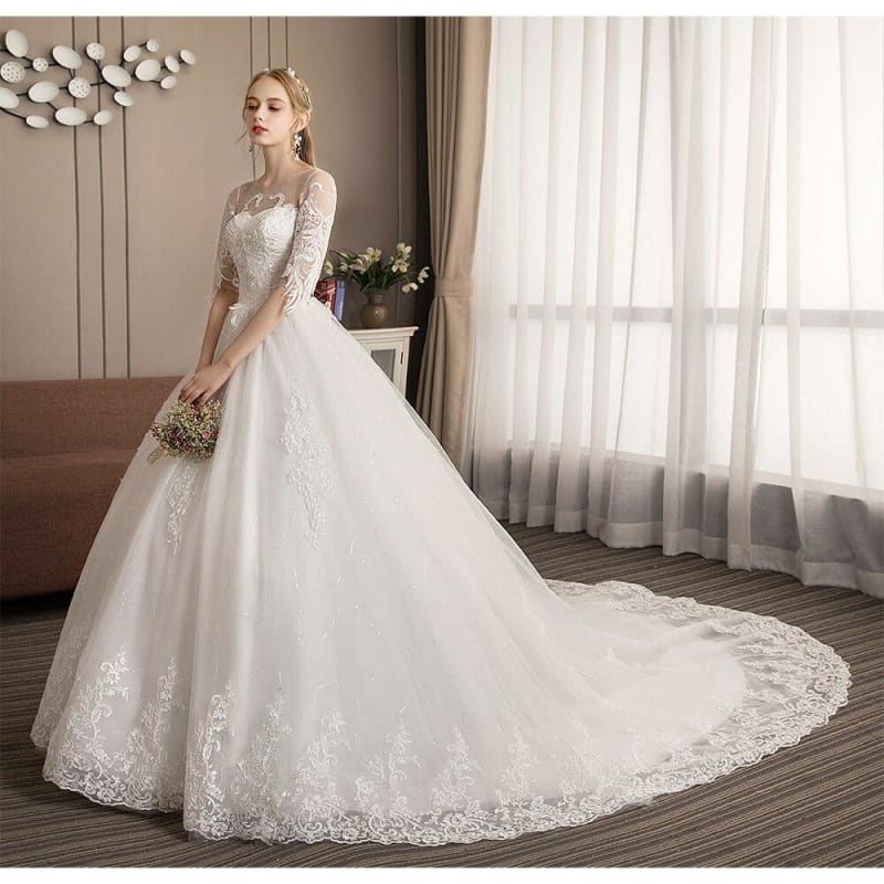 Robe De Mariée Motif Vintage