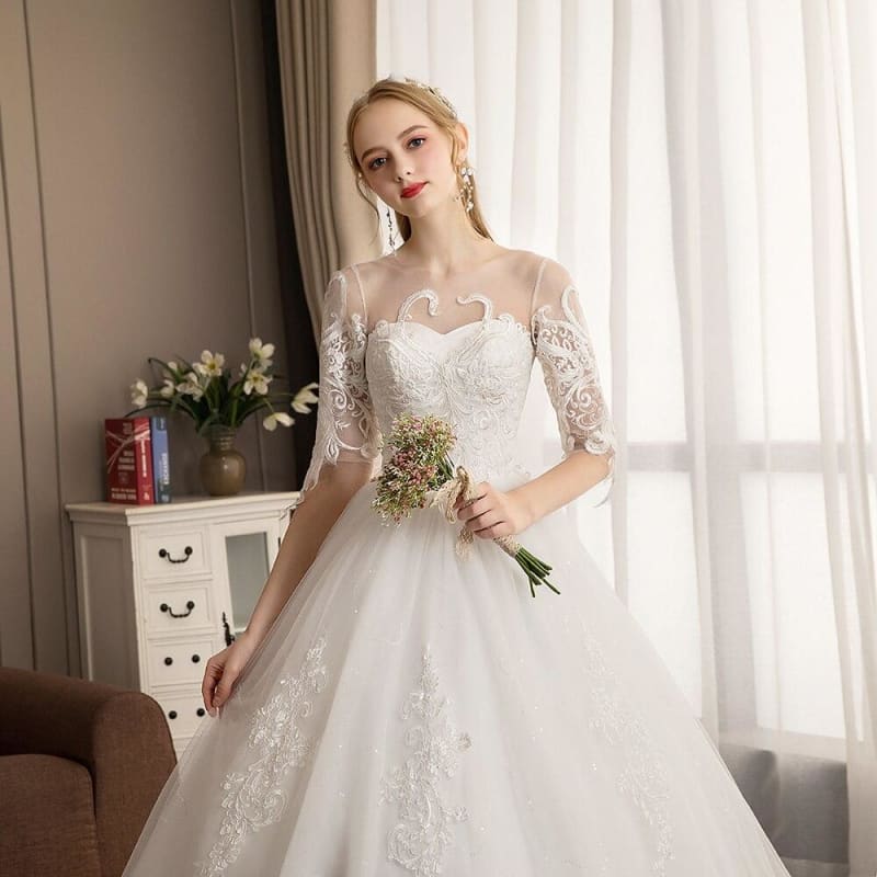 Robe De Mariée Motif Vintage