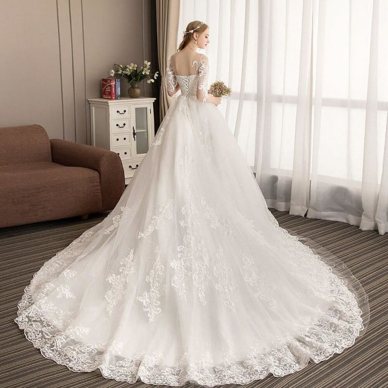 Robe De Mariée Motif Vintage