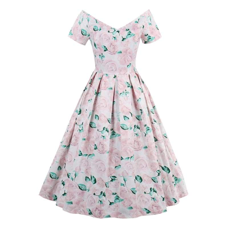 Robe Été Vintage Rose