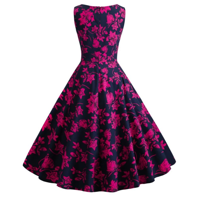 Robe Femme Vintage Violette