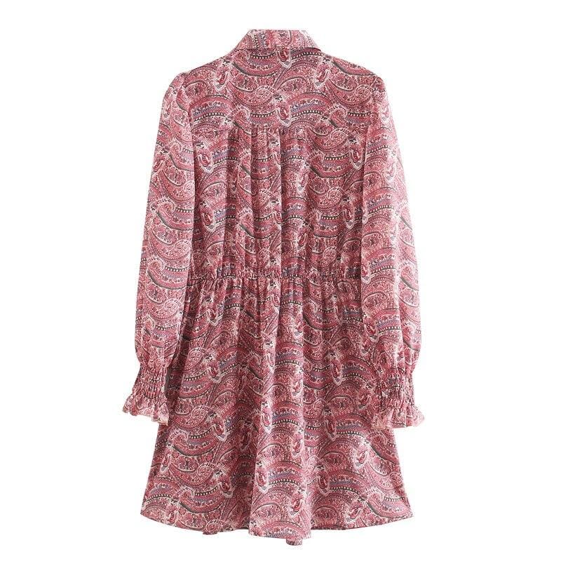 Robe Fleurie Vintage Rose
