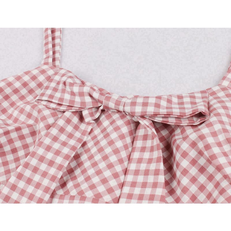 Robe Inspiration Rétro Rose Poudré