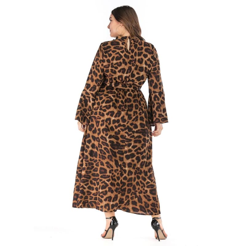 Robe Léopard Vintage Grande Taille