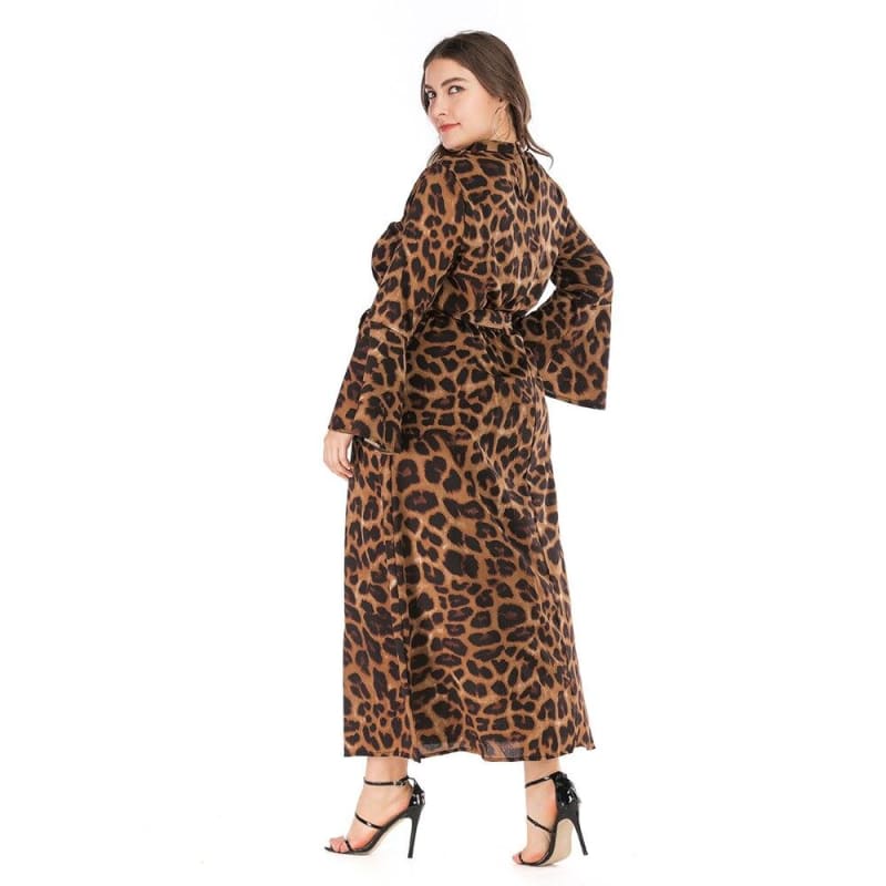 Robe Léopard Vintage Grande Taille