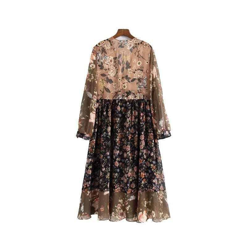 Robe Longue Vintage Multi