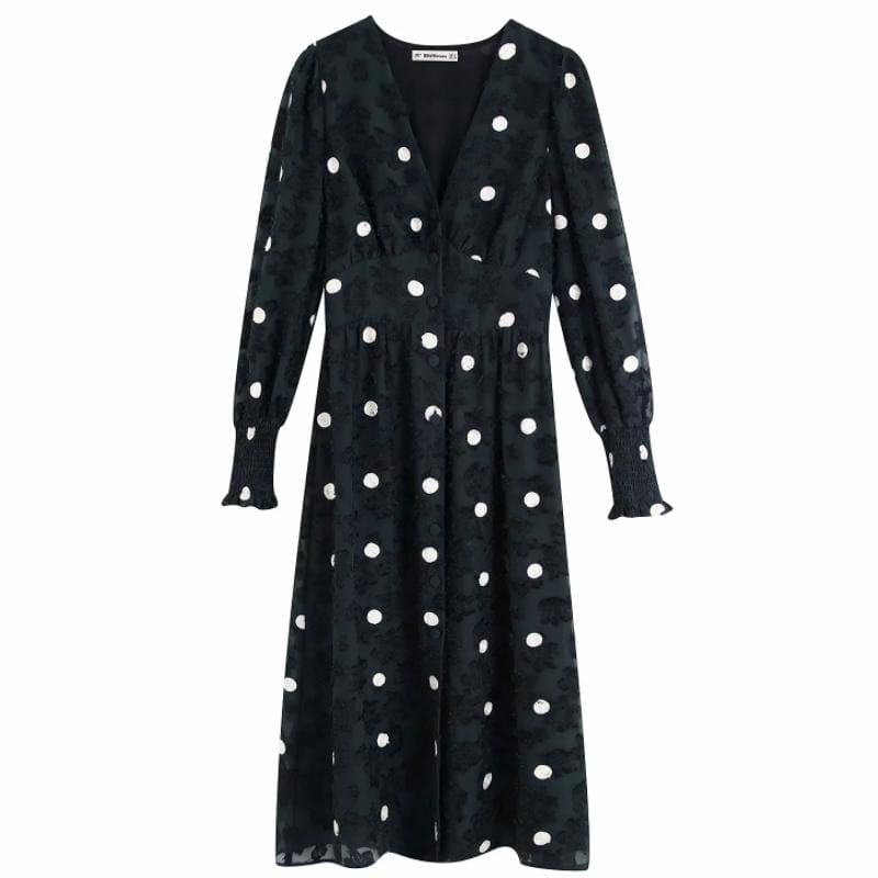 Robe Longue Vintage Noir