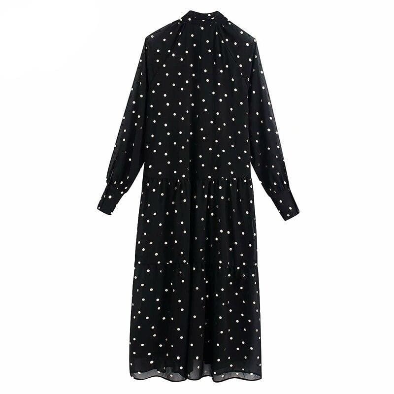 Robe Longue Vintage Noire