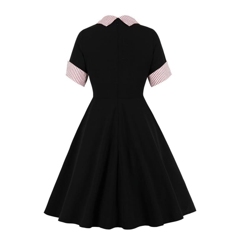 Robe Noire Ange Vintage