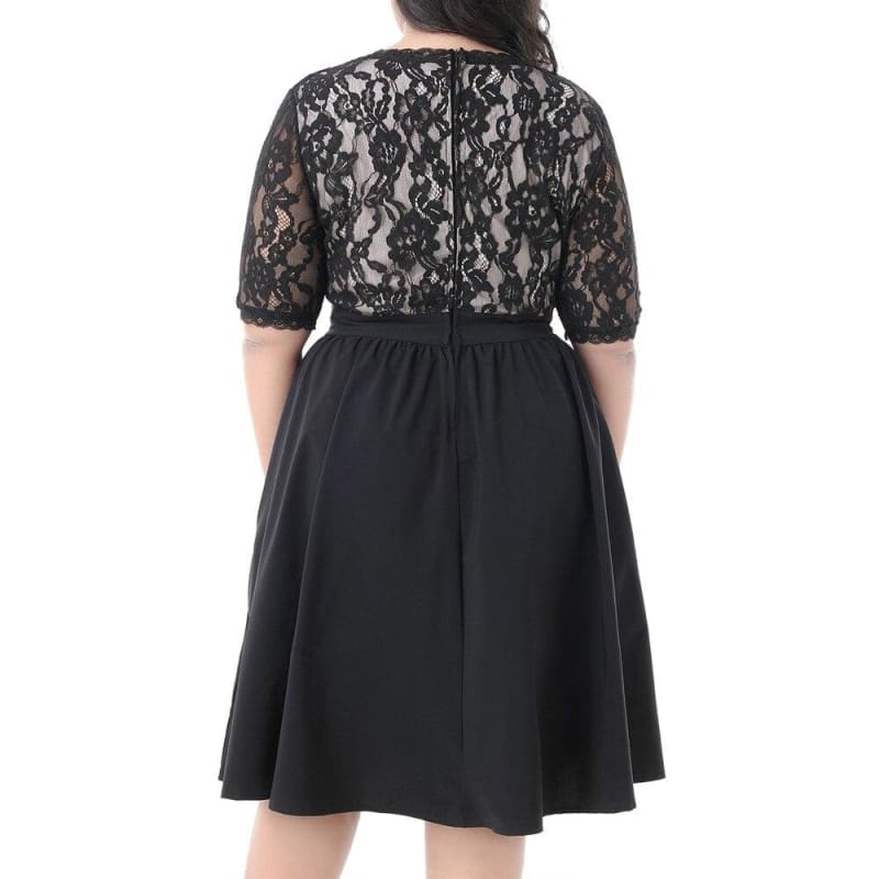 Robe Noire Vintage Grande Taille