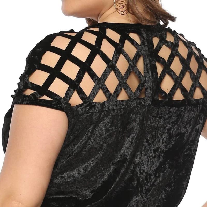 Robe Style Vintage Noir Grande Taille