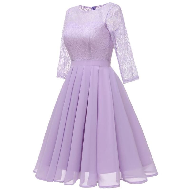 Robe Vintage Année 50 Violet