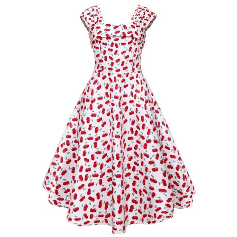 Robe Vintage Blanche Love