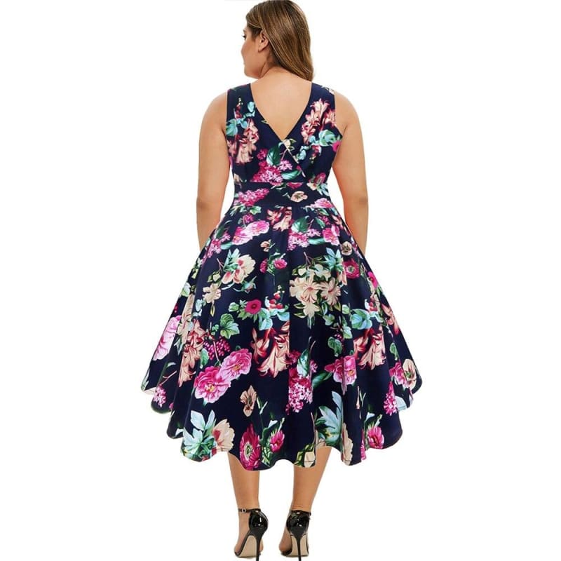 Robe Vintage Fleurie Grande Taille
