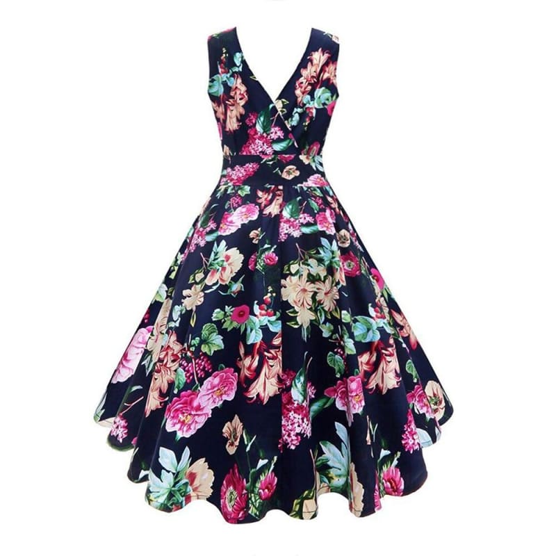 Robe Vintage Fleurie Grande Taille