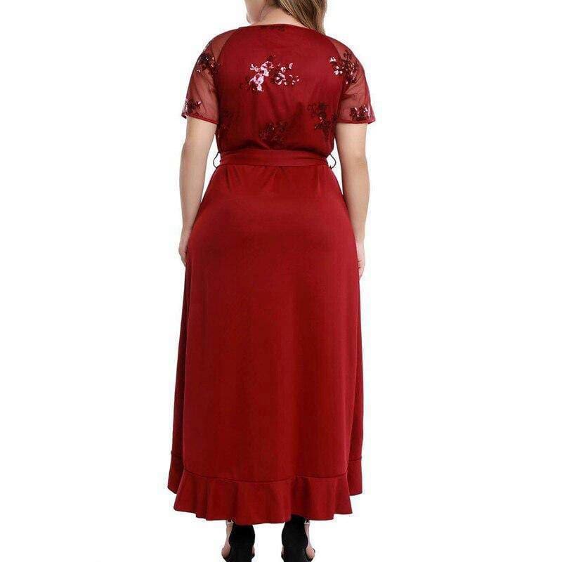 Robe Vintage Grande Taille Rouge