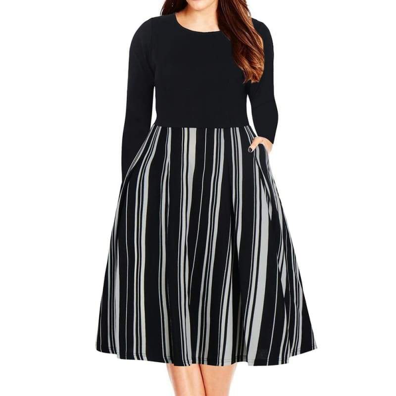 Robe Vintage Noire Grande Taille