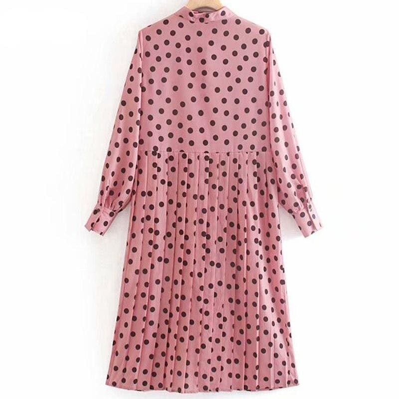 Robe Vintage Pour Femme Rose