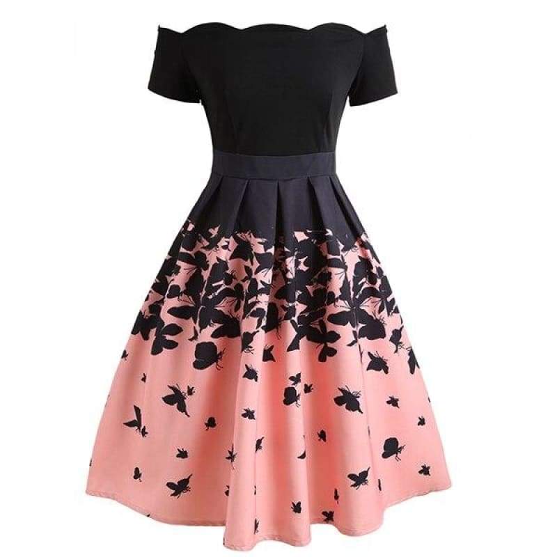 Robe Vintage Vieux Rose