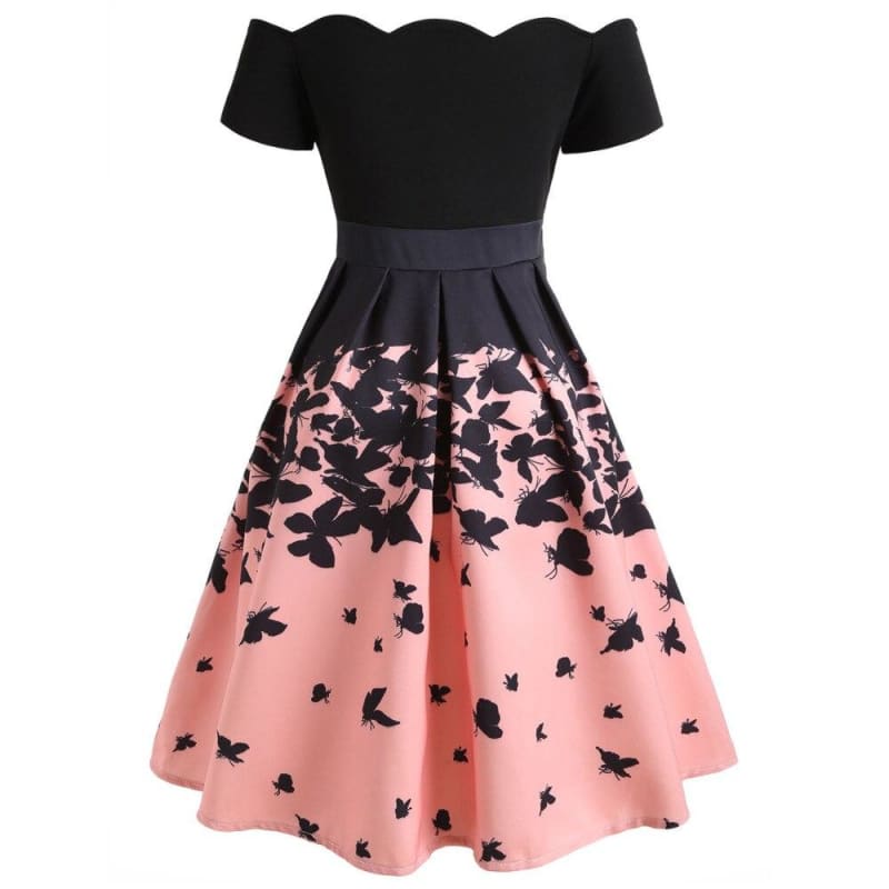 Robe Vintage Vieux Rose