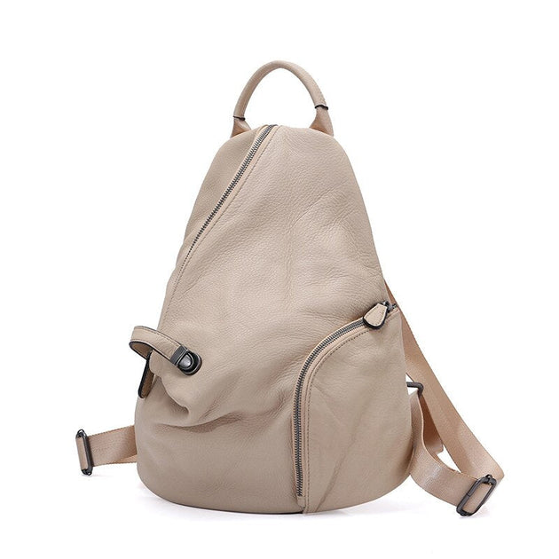 Sac ?� dos noir cuir vintage - ??ternel Vintage