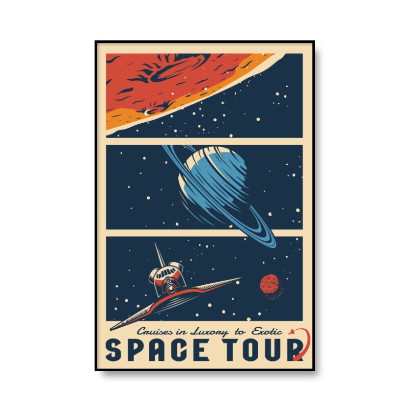 Space Vintage Poster