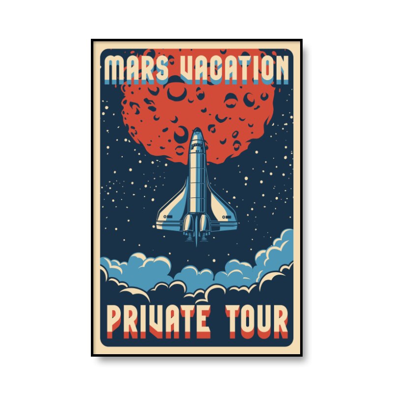 Space Vintage Poster