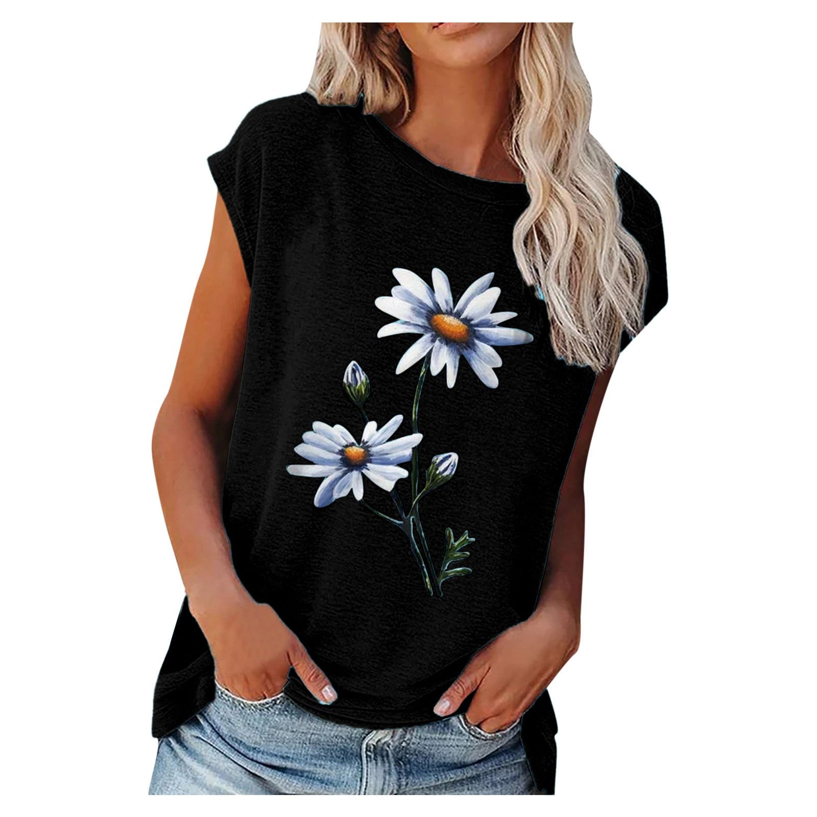 T shirt imprimé vintage femme