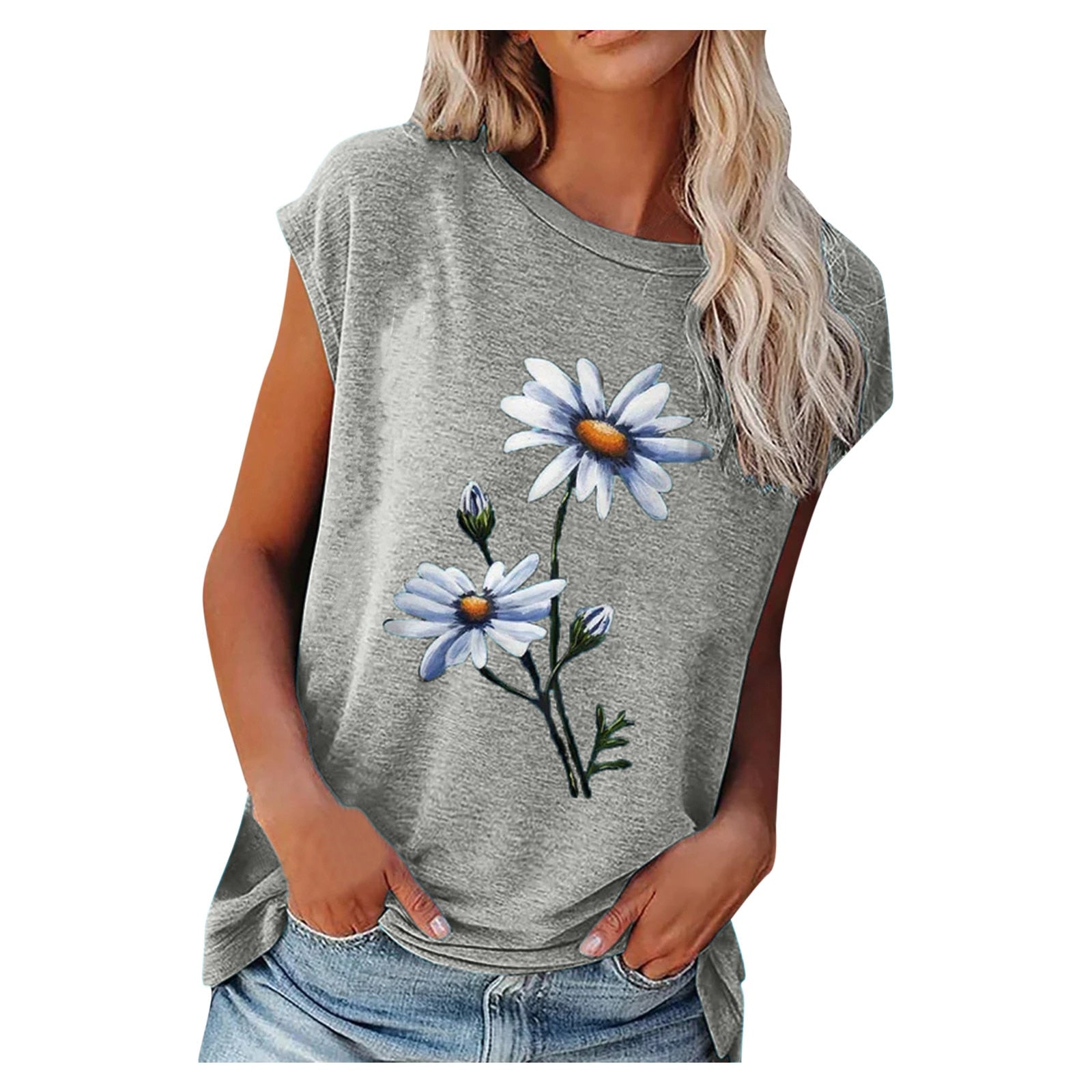 T shirt imprimé vintage femme
