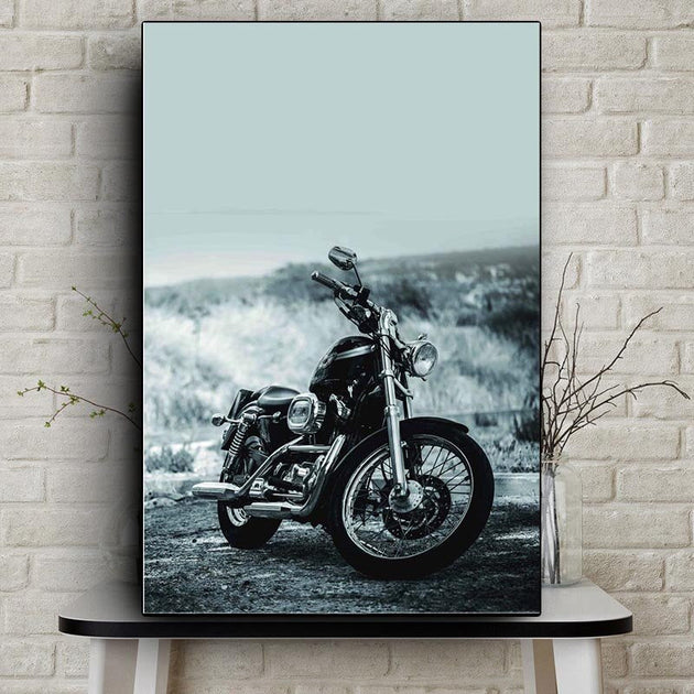 ▷ Superbe tableau moto vintage  Différentes tailles disponibles