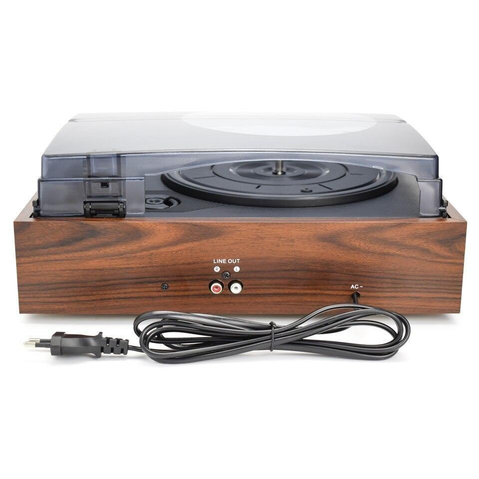 Tourne disque bois vintage