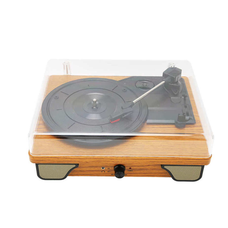 Tourne disque vintage bois