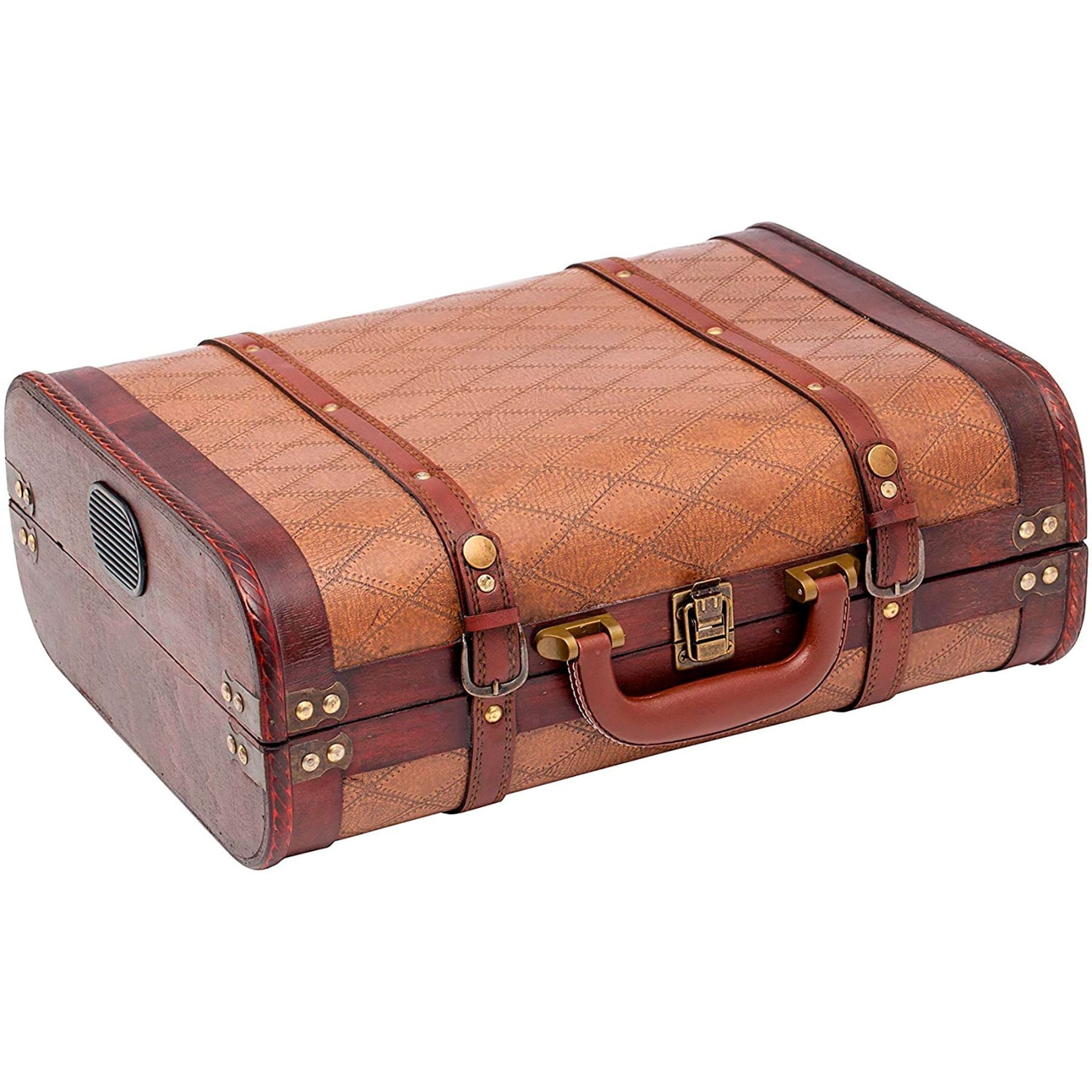 Tourne disque vintage caisse en bois