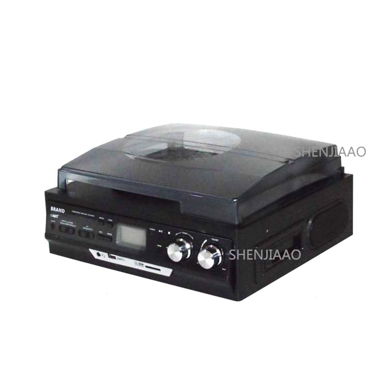 Tourne Disque Vintage Tout Noir