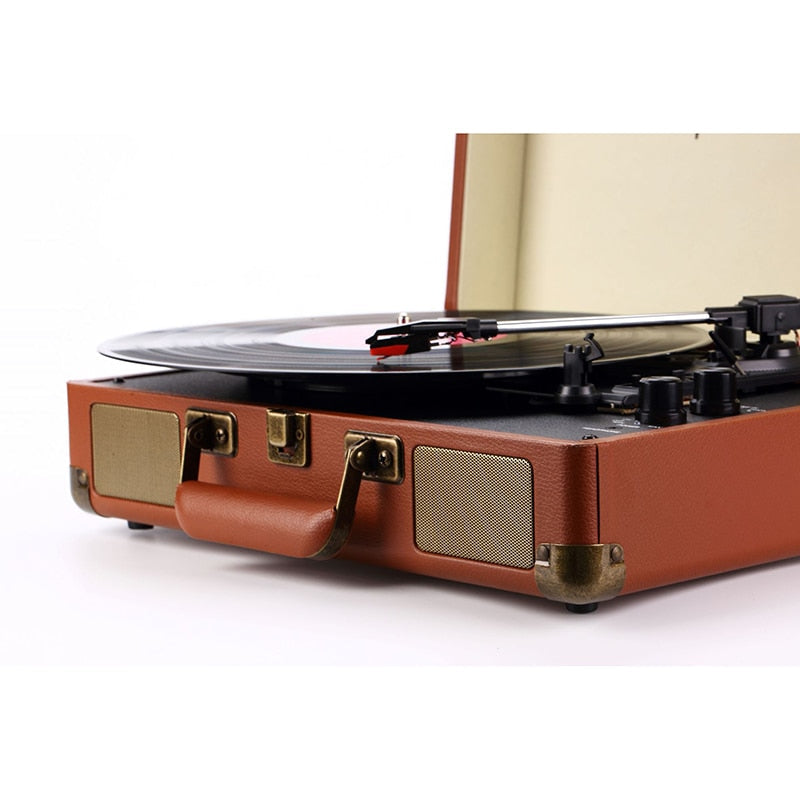 Tourne disque vintage valise