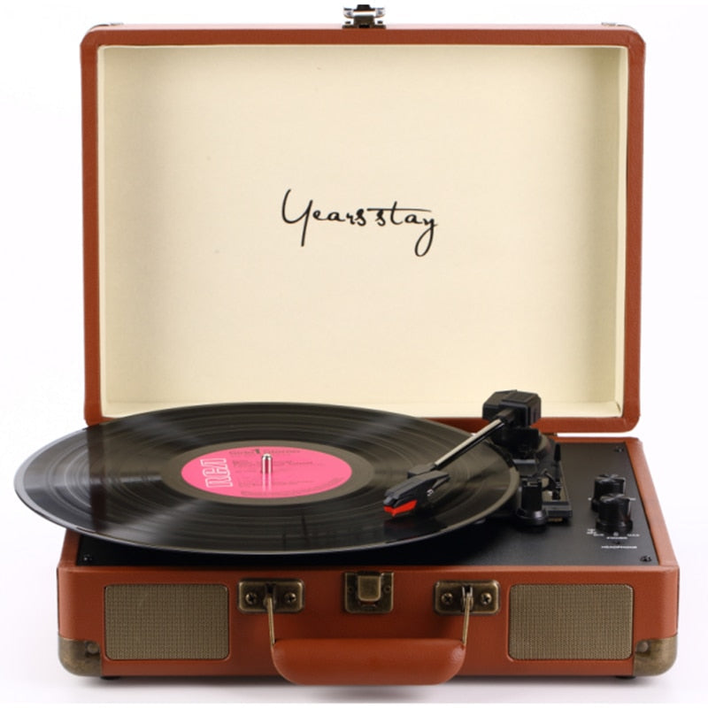 Tourne disque vintage valise
