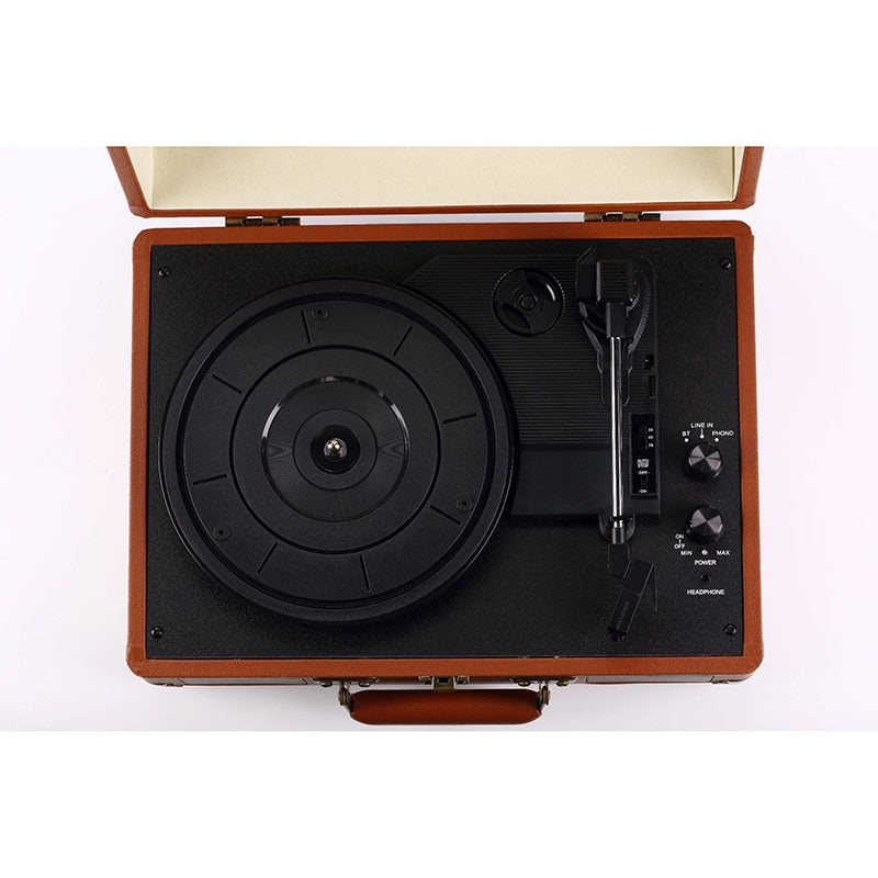 Tourne disque vintage valise